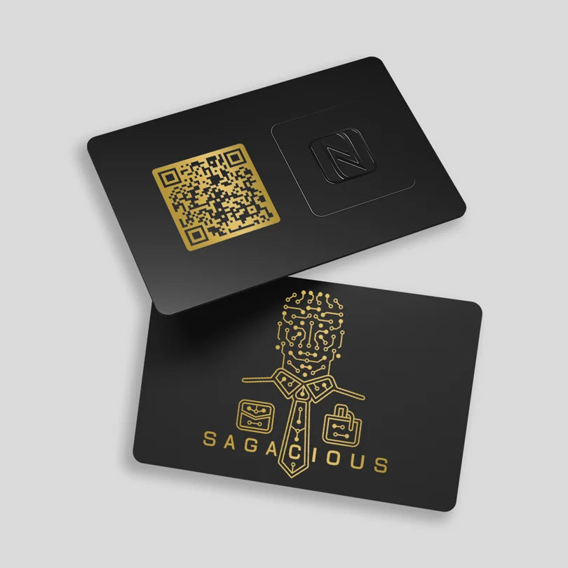 Metal Black | Brass Card