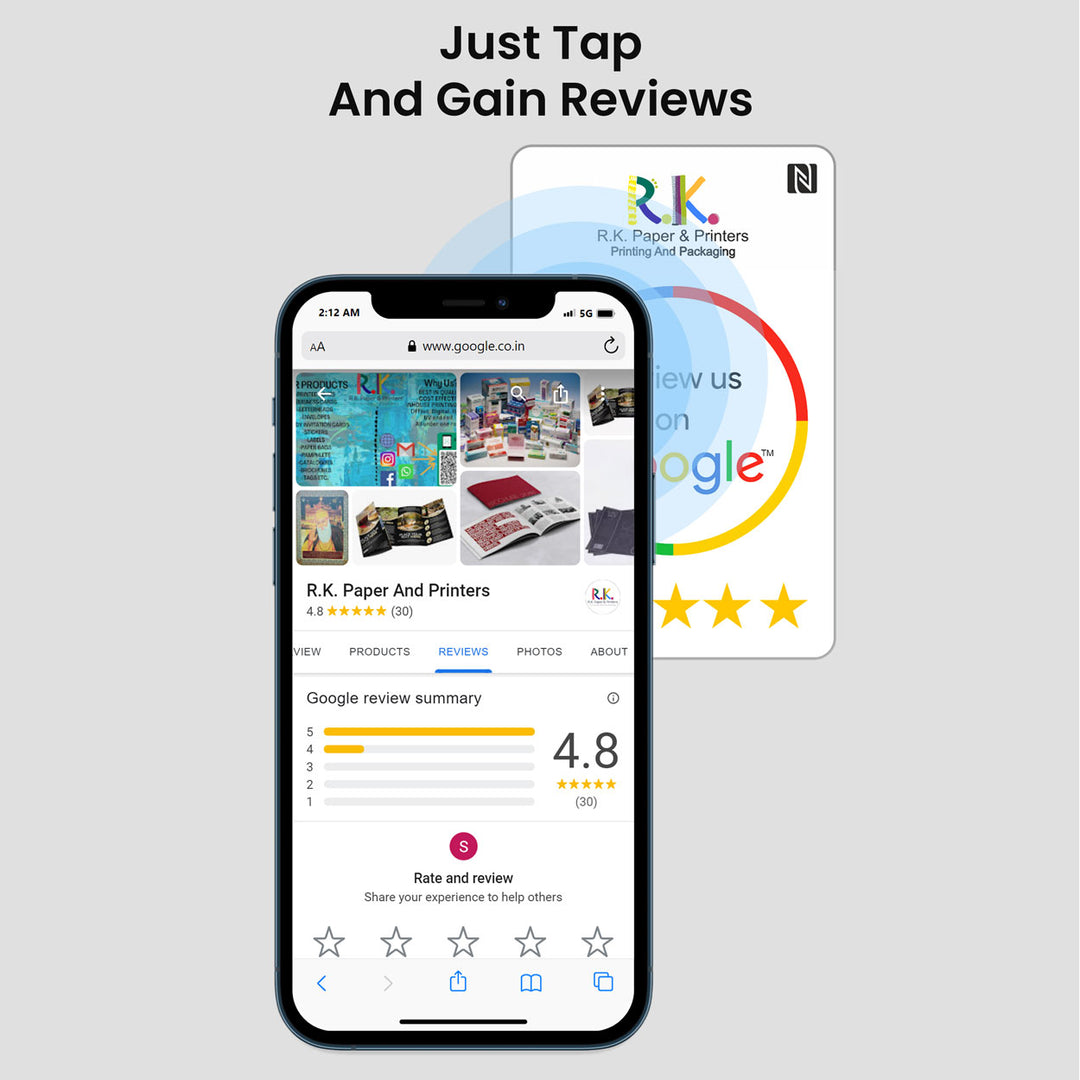 Google Review Smart Card